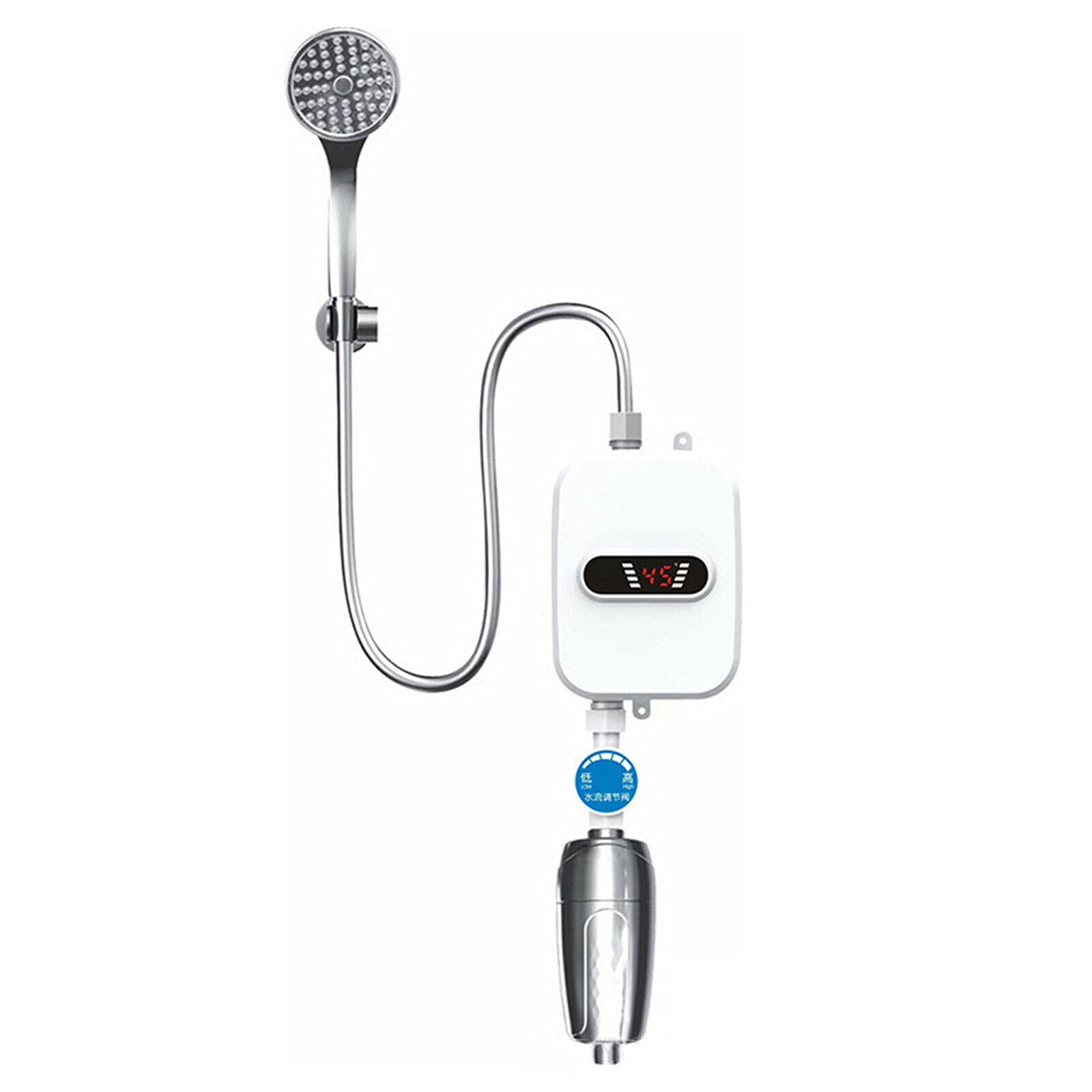 Mini chauffe-eau électrique instantané 3500 W 230 V - Mini chauffage rapide  avec protection contre les fuites - Pour cuisine, salle de bain, douche