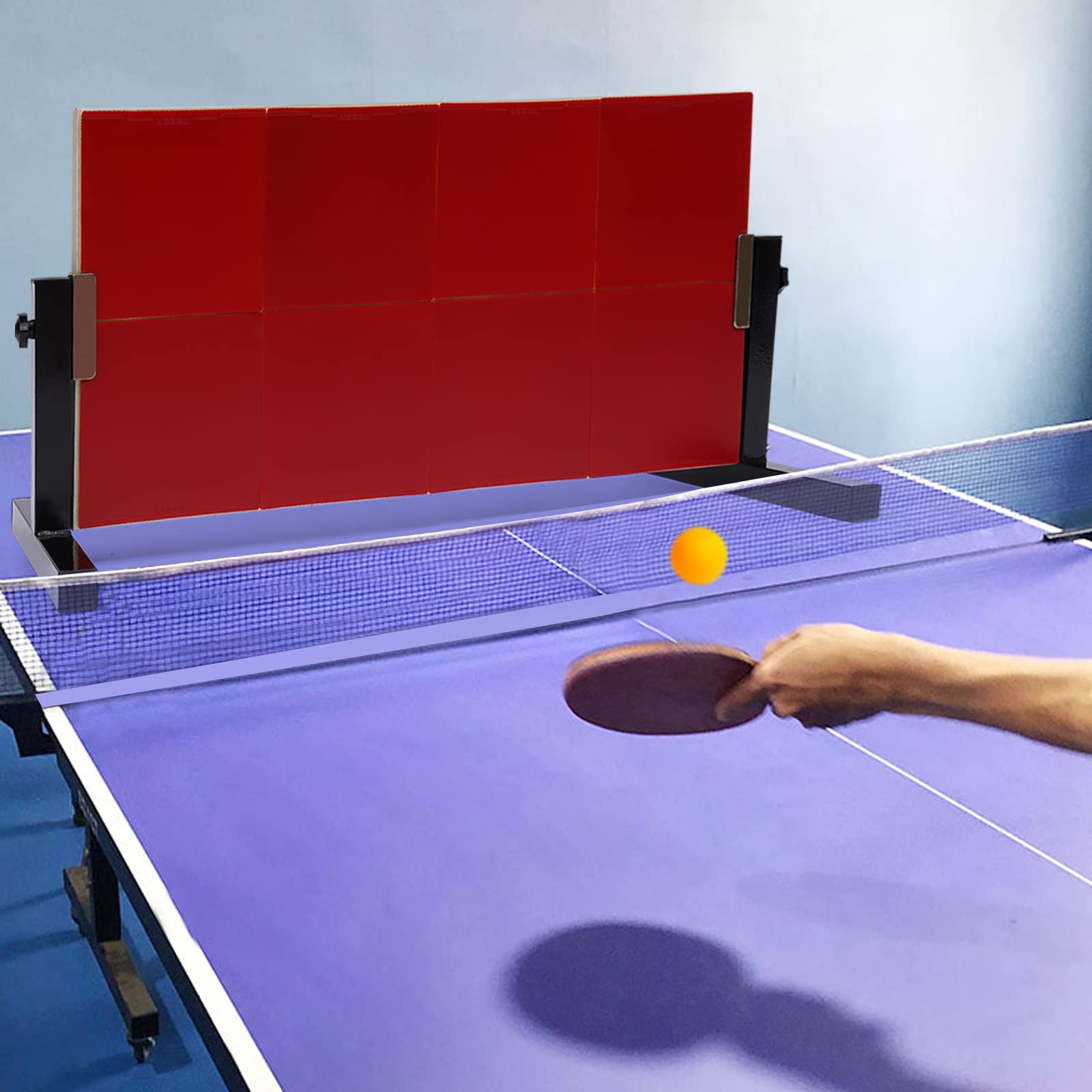 Équipement d'auto-entraînement de tennis de table, planche de rebond de  ping-pong avec caoutchoucs