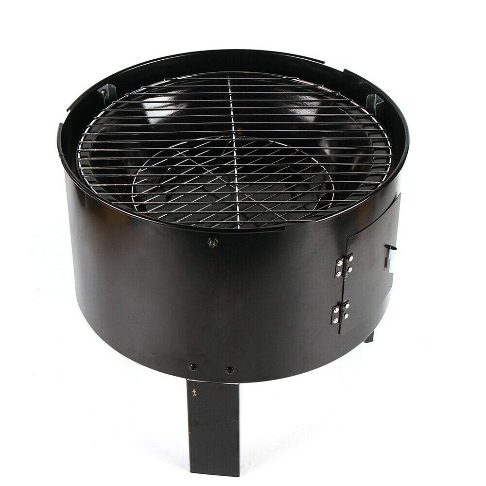 Poêle à barbecue portable multifonctionnel, acier inoxydable, puissance de  feu réglable, mini poêle à charbon domestique, barbecue extérieur