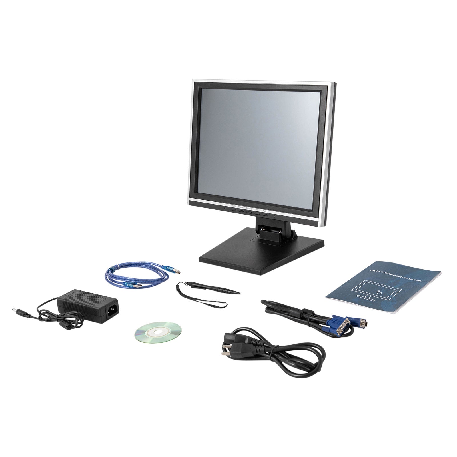 Écran tactile avec support pour système de caisses PC POS Écran 15 10